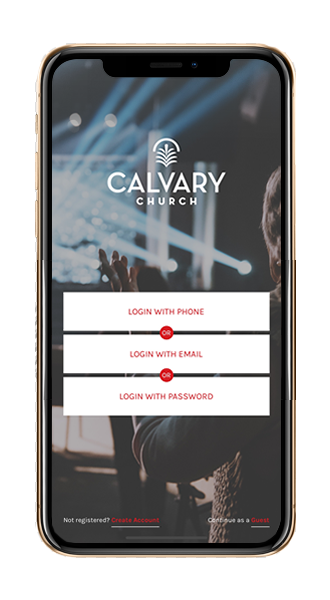 Calvary Church Check-In Mobile App
